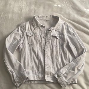White denim jacket
